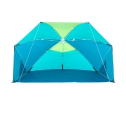 3-person Sun Shelter Beach Parasol UPF50+ Iwiko 180 - Blue Yellow -Camp Haven Sales k0aecc269ab0afe281dd9bea23f80ac30