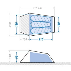3 Man Tunnel Trekking Tent - MT900 Ultralight -Camp Haven Sales k138473b6b47fd7b14871bd52318f63d3