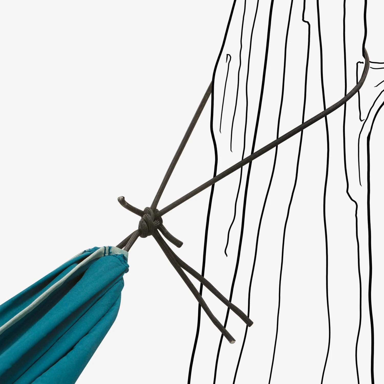 Quechua One-person Hammock - Basic 300 X 150 Cm 4 Quechua One-person Hammock - Basic 300 X 150 Cm - Image 4