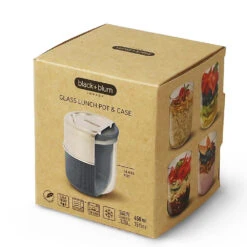 Black+Blum Glass Lunch Bowl 450ml Slate -Camp Haven Sales k28e5252f57152de33659514e2d7b7d69