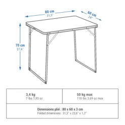 Quechua FOLDING CAMPING TABLE – 2 TO 4 PEOPLE 23 Quechua FOLDING CAMPING TABLE – 2 TO 4 PEOPLE -Camp Haven Sales k4080b7028c9fd78111c4dd7a6ae13060