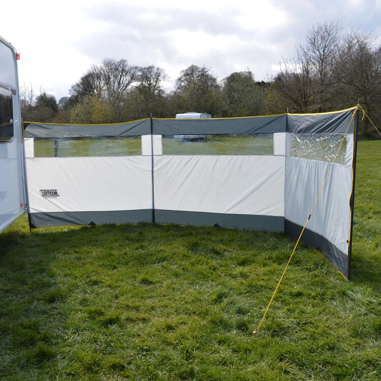 Maypole 3 Panel Steel Windbreak Poled 1 Maypole 3 Panel Steel Windbreak Poled