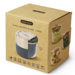Black+Blum Glass Lunch Bowl 600ml Slate -Camp Haven Sales k7ff4b31510fd40cb41416ee292147b94