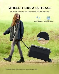 EcoFlow Glacier Wheels And Handle Pack -Camp Haven Sales k8ac25a9875bf5141df2fea87c4c3e9cc