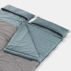 Quechua CAMPING SLEEPING BAG - ARPENAZ 0° COTTON DOUBLE -Camp Haven Sales k944cb1579503272bcae038492d9fdae4