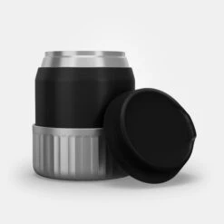 Quechua Stainless Steel Isothermal Food Box For Hiking MH500 0.8 L With Bowl Black -Camp Haven Sales ka2e12d4fd47de5b6c38e2f06a732e432