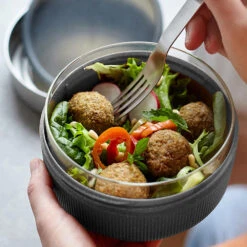 Black+Blum Glass Lunch Bowl 750ml Slate -Camp Haven Sales ka30c0fb816a5750177f277e6ddf4ef37