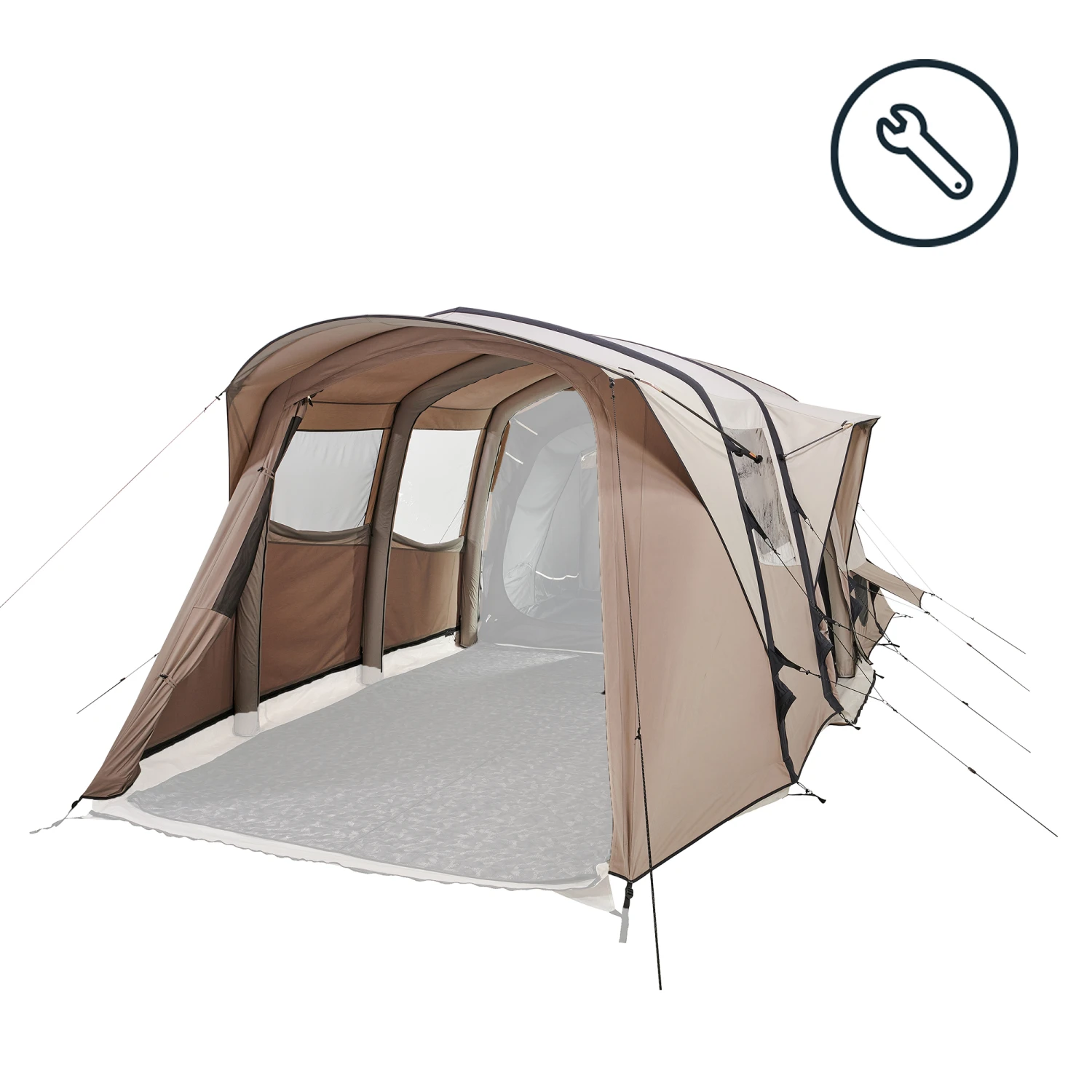 Quechua DOUBLE-TOIT - SPARE PART FOR THE AIR SECONDS 6.3 POLYCOTTON TENT 1 Quechua DOUBLE-TOIT - SPARE PART FOR THE AIR SECONDS 6.3 POLYCOTTON TENT