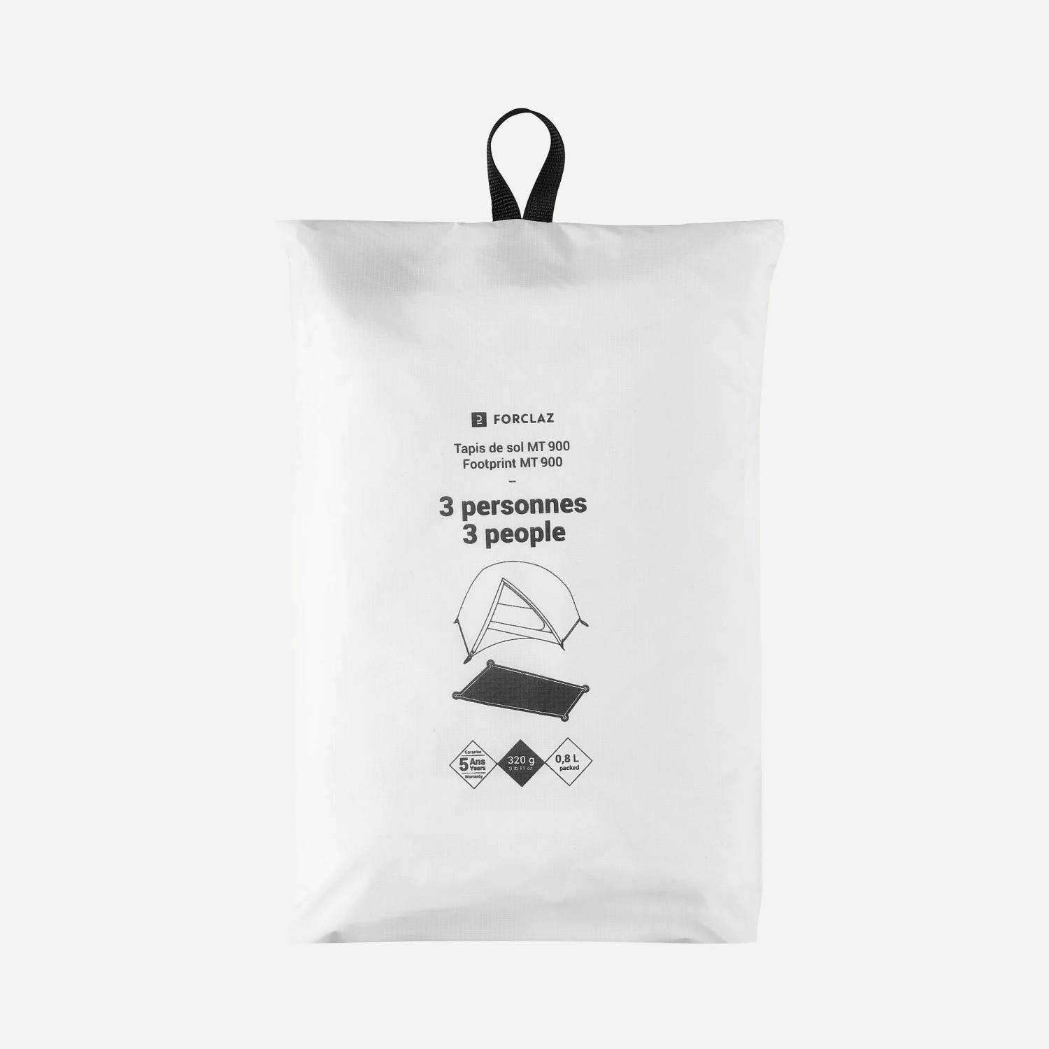 Groundsheet MT900 For 3 Person Tent - Minimal Editions - Undyed 3 Groundsheet MT900 For 3 Person Tent - Minimal Editions - Undyed - Image 3