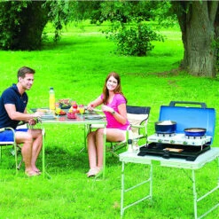 Campingaz Xcelerate 400 ST Double Burner & Toaster Portable Camping Stove -Camp Haven Sales kd19ab3e81e199de174c8f9cabdad87a1