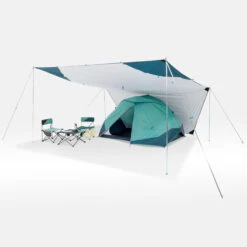 Quechua MULTIFUNCTION TARP CAMPING SHELTER -Camp Haven Sales kd27624d52d6389739d29493d39b4e531