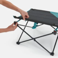 Quechua LOW FOLDING CAMPING TABLE MH100 Grey -Camp Haven Sales ke3174b1a935714b65fc9871b034221d1