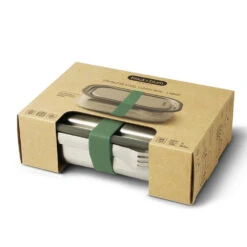 Black+Blum Stainless Steel Lunch Box Olive -Camp Haven Sales ke42d53a1d587db29ea657e634272c806