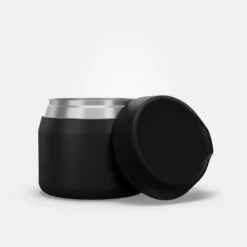 Quechua Stainless Steel Isothermal Food Box For Hiking MH500 0.5 L Black -Camp Haven Sales kecf07f6b93c0658ae7112180b355b89a