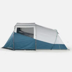 Quechua 4 Man Blackout Tent With Poles -Camp Haven Sales kf1b7294ea79145264e4fc961f189004a