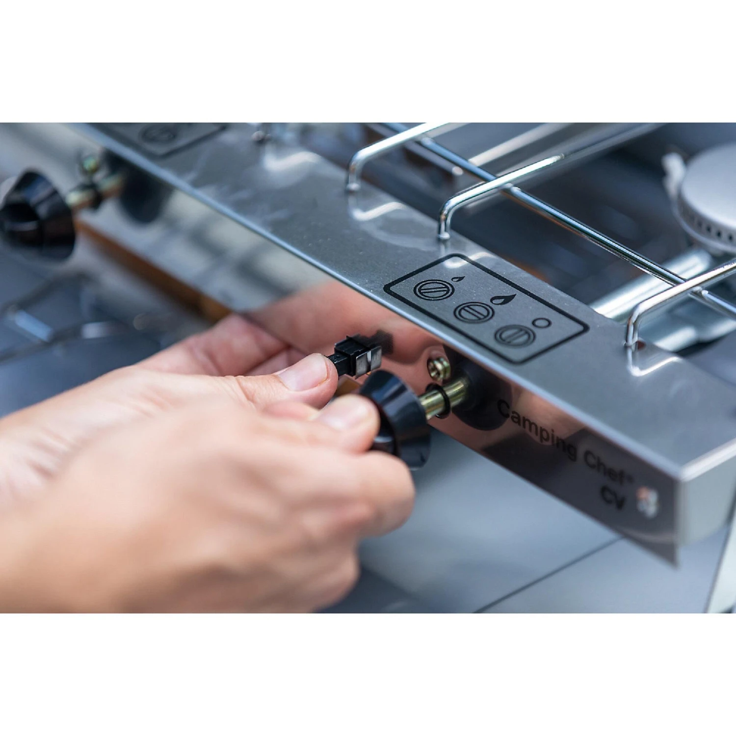 Campingaz Camping Chef Folding CV Cooking Stove With Grill 3 Campingaz Camping Chef Folding CV Cooking Stove With Grill - Image 3