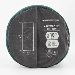 Quechua Cotton Camping Sleeping Bag -Camp Haven Sales kf74273d7206b20df14351a2071caa5ef